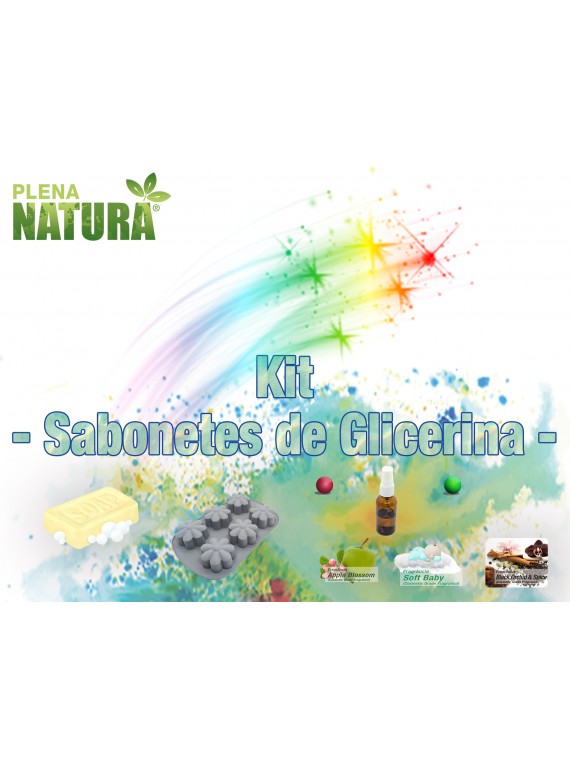  Kit para Sabonetes de Glicerina - 1 Kg